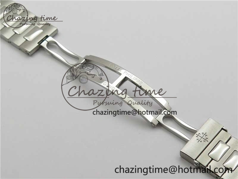 Nautilus 5711 1A GRF Best Edition White Dial on SS Bracelet A324CS (Free box) V2