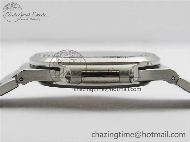 Nautilus 5711 1A PPF 1:1 Best Edition Blue Dial Diamonds Bezel on SS Bracelet 324CS (Free box) V3
