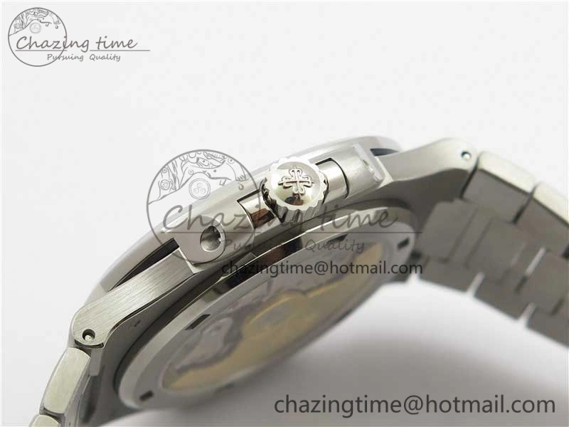 Nautilus 5711 1A PPF 1:1 Best Edition Blue Dial Diamonds Bezel on SS Bracelet 324CS (Free box) V3