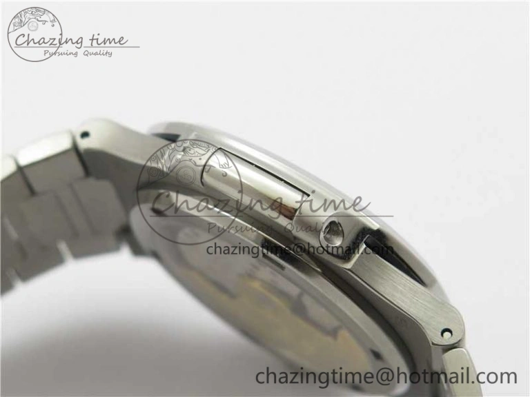 Nautilus 5711 1A PPF 1:1 Best Edition Blue Dial Diamonds Bezel on SS Bracelet 324CS (Free box) V3