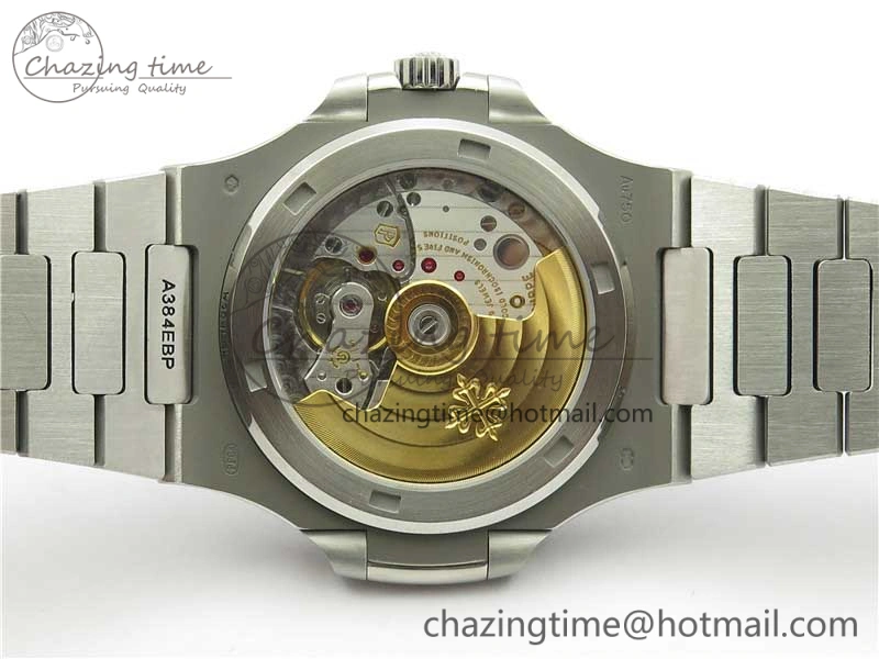 Nautilus 5711 1A PPF 1:1 Best Edition Blue Dial Diamonds Bezel on SS Bracelet 324CS (Free box) V3