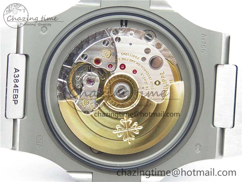 Nautilus 5711 1A PPF 1:1 Best Edition Blue Dial Diamonds Bezel on SS Bracelet 324CS (Free box) V3