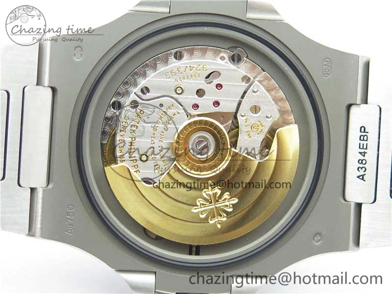 Nautilus 5711 1A PPF 1:1 Best Edition Blue Dial Diamonds Bezel on SS Bracelet 324CS (Free box) V3
