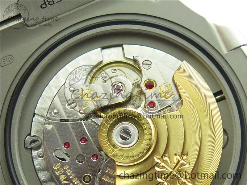 Nautilus 5711 1A PPF 1:1 Best Edition Blue Dial Diamonds Bezel on SS Bracelet 324CS (Free box) V3