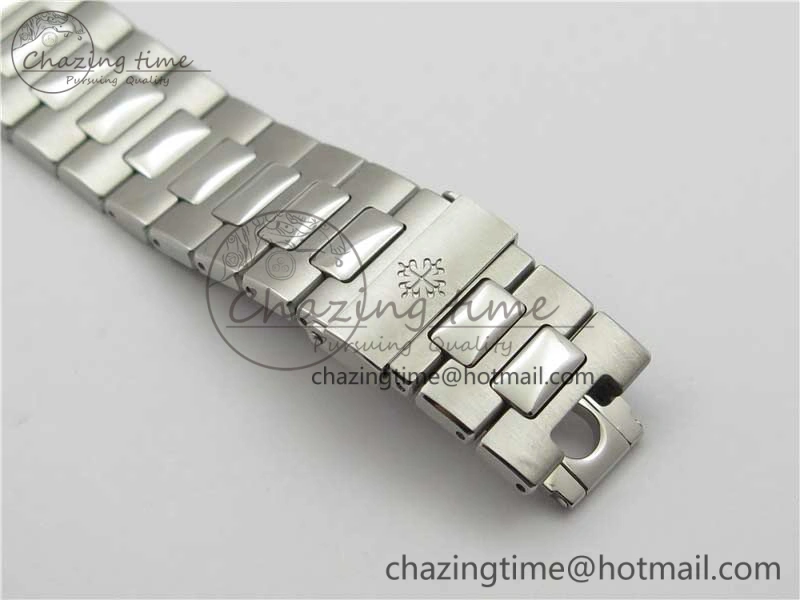 Nautilus 5711 1A PPF 1:1 Best Edition Blue Dial Diamonds Bezel on SS Bracelet 324CS (Free box) V3