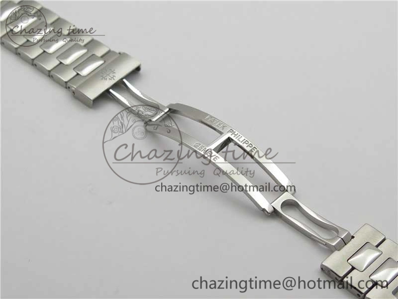 Nautilus 5711 1A PPF 1:1 Best Edition Blue Dial Diamonds Bezel on SS Bracelet 324CS (Free box) V3