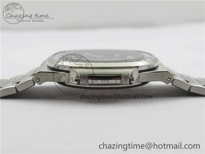 Nautilus 5711 1A PPF 1:1 Best Edition Blue Dial Diamonds Bezel on SS Bracelet 324CS (Free box) V4