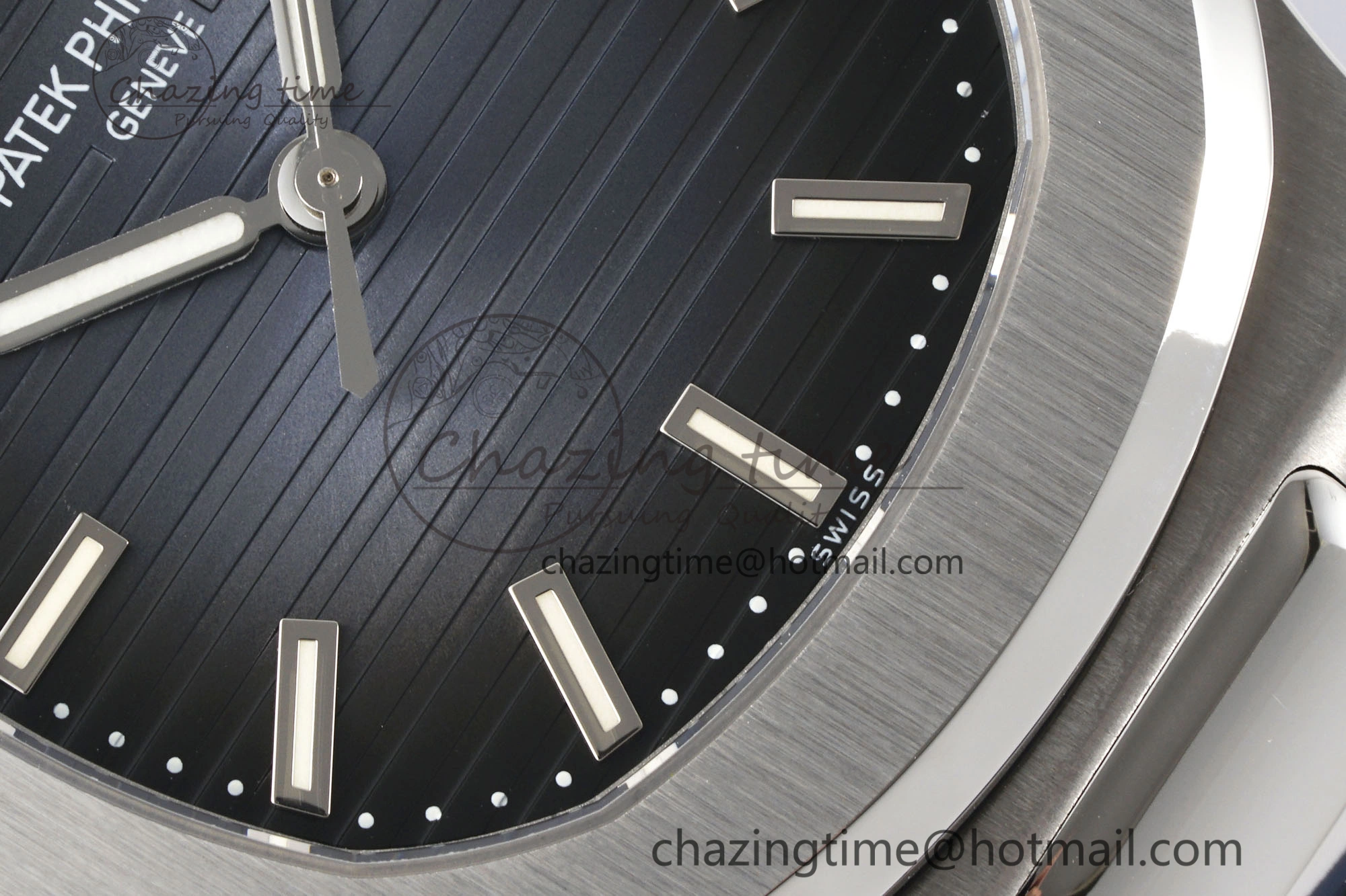 Nautilus 5711 1A PPF 1:1 Best Edition Blue Textured Dial on Blue Rubber Strap 324CS V5