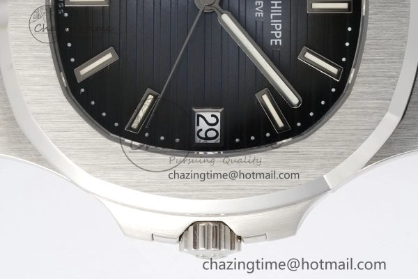 Nautilus 5711 1A PPF 1:1 Best Edition Blue Textured Dial on Blue Rubber Strap 324CS V5