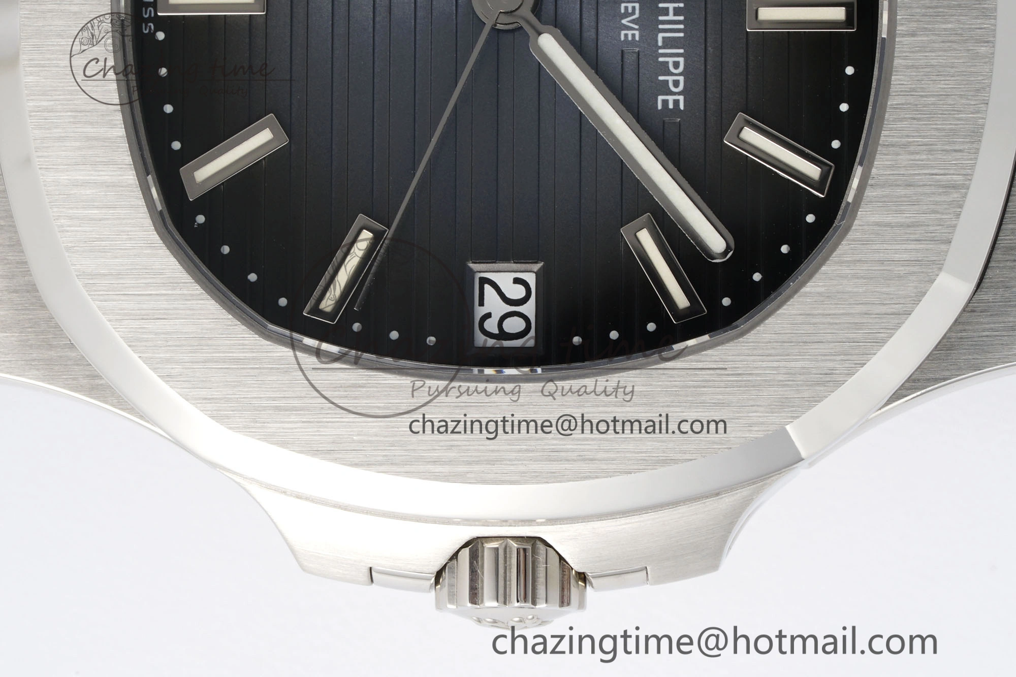 Nautilus 5711 1A PPF 1:1 Best Edition Blue Textured Dial on Blue Rubber Strap 324CS V5