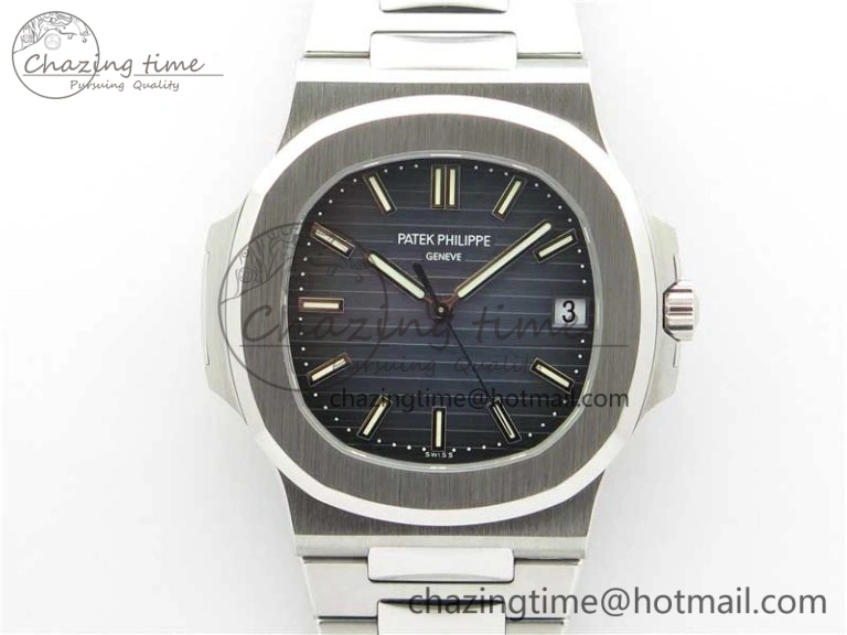 Nautilus 5711 1A PPF 1:1 Best Edition Blue Textured Dial on SS Bracelet 324CS V4