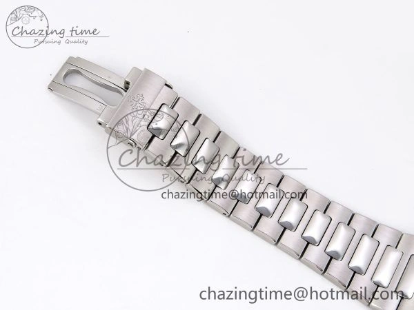 Nautilus 5711 1A PPF 1:1 Best Edition Blue Gray Textured Dial on SS Bracelet Super Clone 26-330 V5