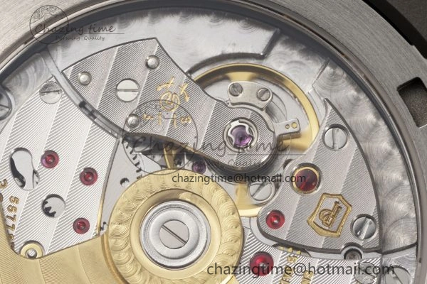 Nautilus 5711 1A PPF 1:1 Best Edition Gray Textured Dial on Black Rubber Strap 324CS V5