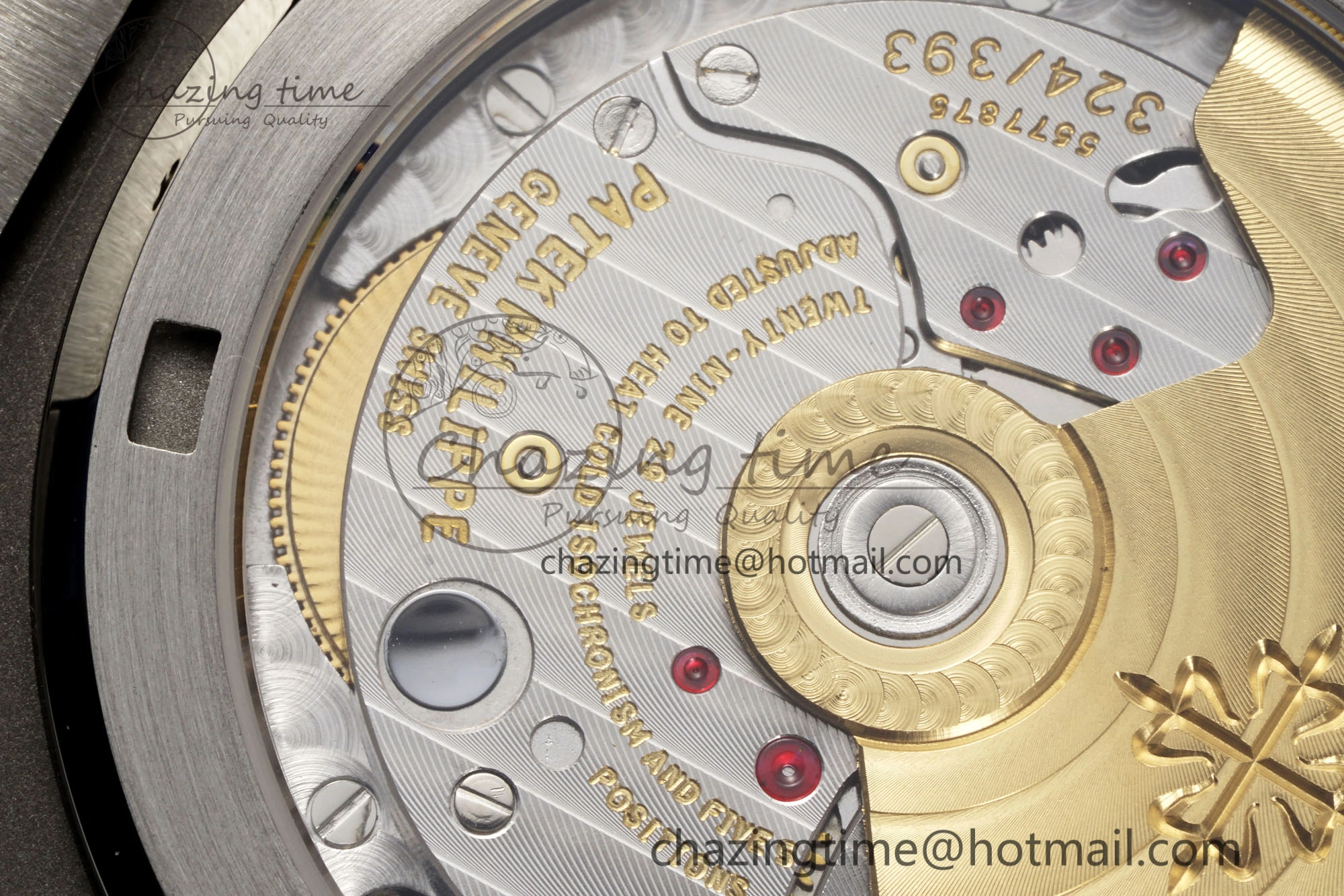 Nautilus 5711 1A PPF 1:1 Best Edition Gray Textured Dial on Black Rubber Strap 324CS V5