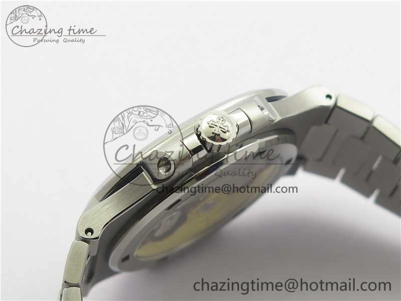Nautilus 5711 1A PPF 1:1 Best Edition Gray Textured Dial on SS Bracelet 324CS (Free box) V4