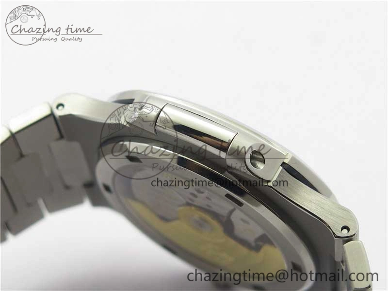 Nautilus 5711 1A PPF 1:1 Best Edition Gray Textured Dial on SS Bracelet 324CS (Free box) V4