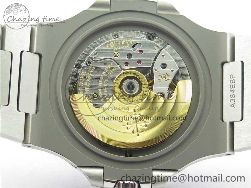 Nautilus 5711 1A PPF 1:1 Best Edition Gray Textured Dial on SS Bracelet 324CS (Free box) V4