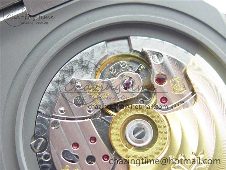 Nautilus 5711 1A PPF 1:1 Best Edition Gray Textured Dial on SS Bracelet 324CS (Free box) V4