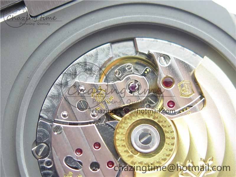 Nautilus 5711 1A PPF 1:1 Best Edition Gray Textured Dial on SS Bracelet 324CS (Free box) V4