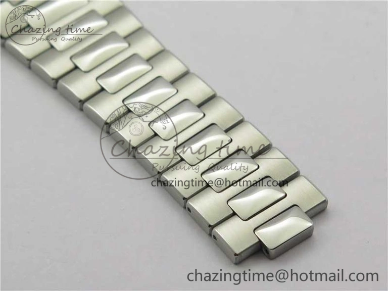 Nautilus 5711 1A PPF 1:1 Best Edition Gray Textured Dial on SS Bracelet 324CS (Free box) V4