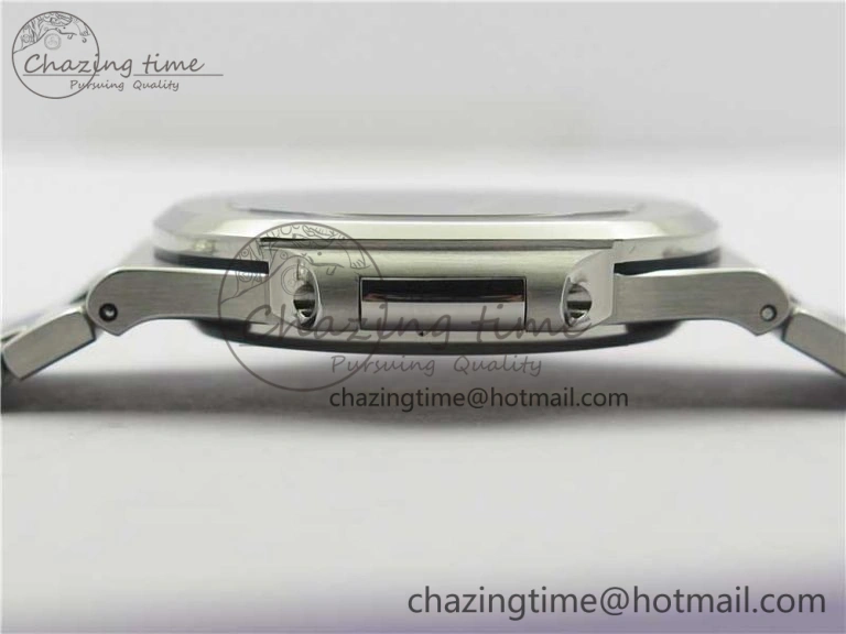 Nautilus 5711 1A PPF 1:1 Best Edition Gray Textured Dial on SS Bracelet 324CS (Free box) V4
