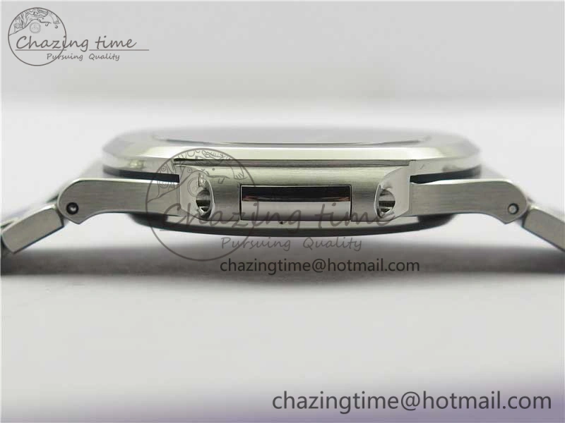 Nautilus 5711 1A PPF 1:1 Best Edition Gray Textured Dial on SS Bracelet 324CS (Free box) V4