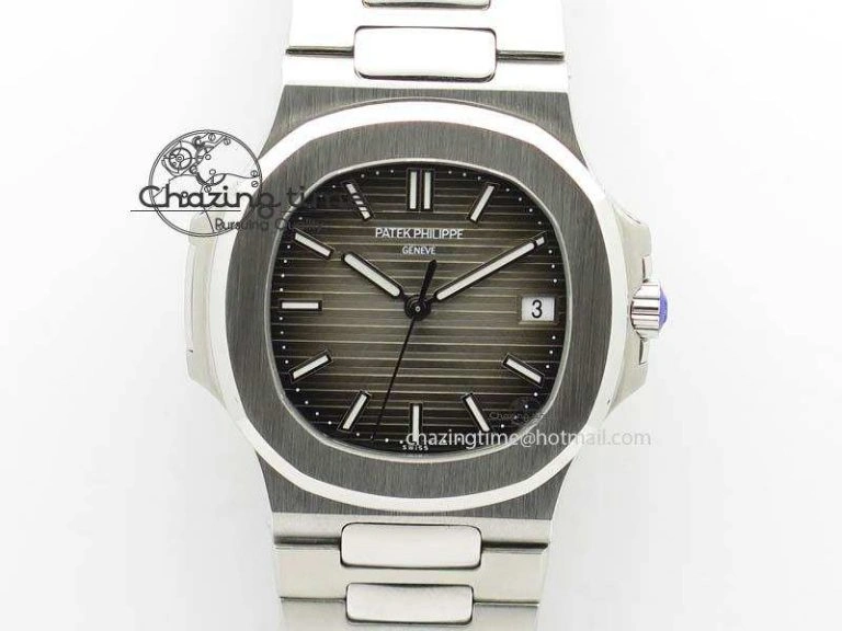 Nautilus 5711 1A PPF 1:1 Best Edition Green Textured Dial on SS Bracelet 324CS V4