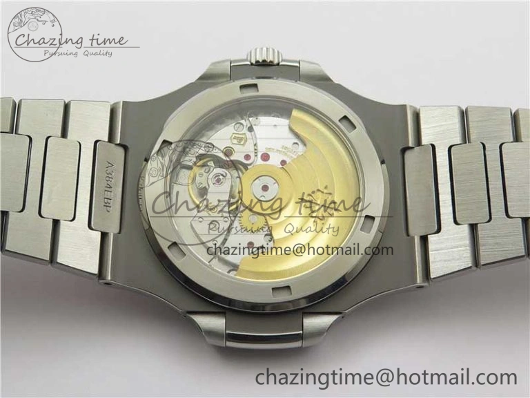 Nautilus 5711 1A PPF 1:1 Best Edition Green Textured Dial on SS Bracelet 324CS V4