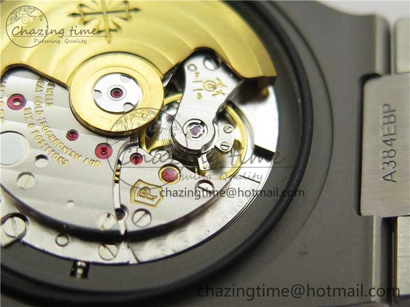 Nautilus 5711 1A PPF 1:1 Best Edition Green Textured Dial on SS Bracelet 324CS V4