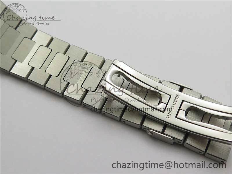 Nautilus 5711 1A PPF 1:1 Best Edition Green Textured Dial on SS Bracelet 324CS V4