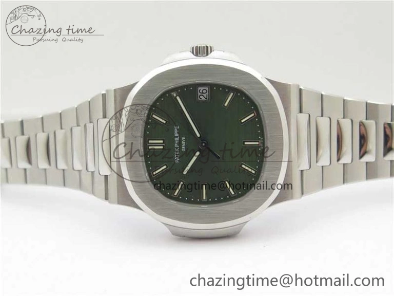 Nautilus 5711 1A PPF 1:1 Best Edition Green Textured Dial on SS Bracelet 324CS V4