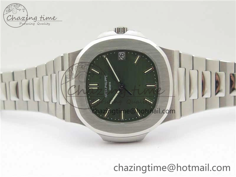 Nautilus 5711 1A PPF 1:1 Best Edition Green Textured Dial on SS Bracelet 324CS V4