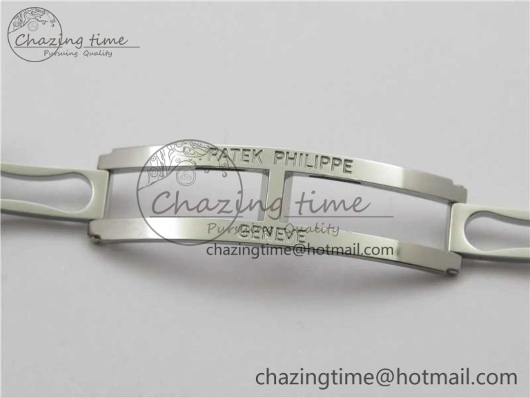 Nautilus 5711 1A PPF 1:1 Best Edition White Dial Diamonds Bezel on SS Bracelet 324CS (Free box) V3
