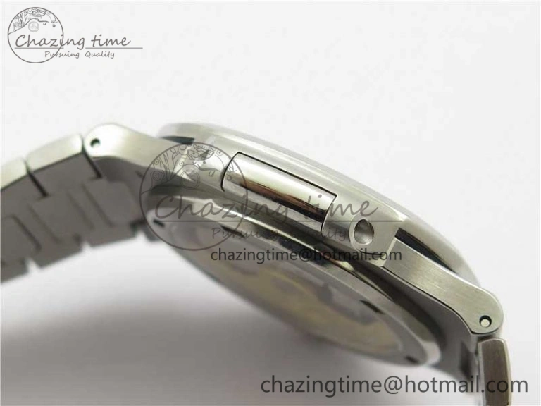 Nautilus 5711 1A PPF 1:1 Best Edition White Dial Diamonds Bezel on SS Bracelet 324CS (Free box) V4