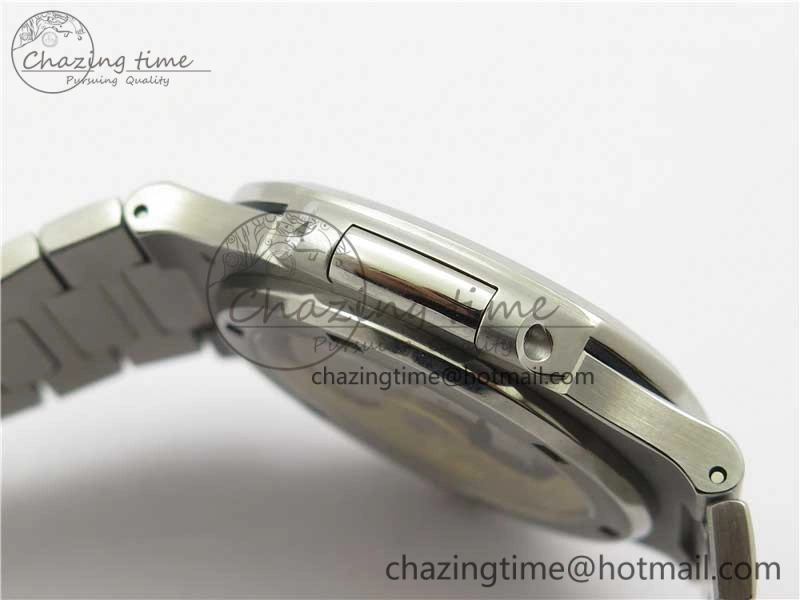 Nautilus 5711 1A PPF 1:1 Best Edition White Dial Diamonds Bezel on SS Bracelet 324CS (Free box) V4