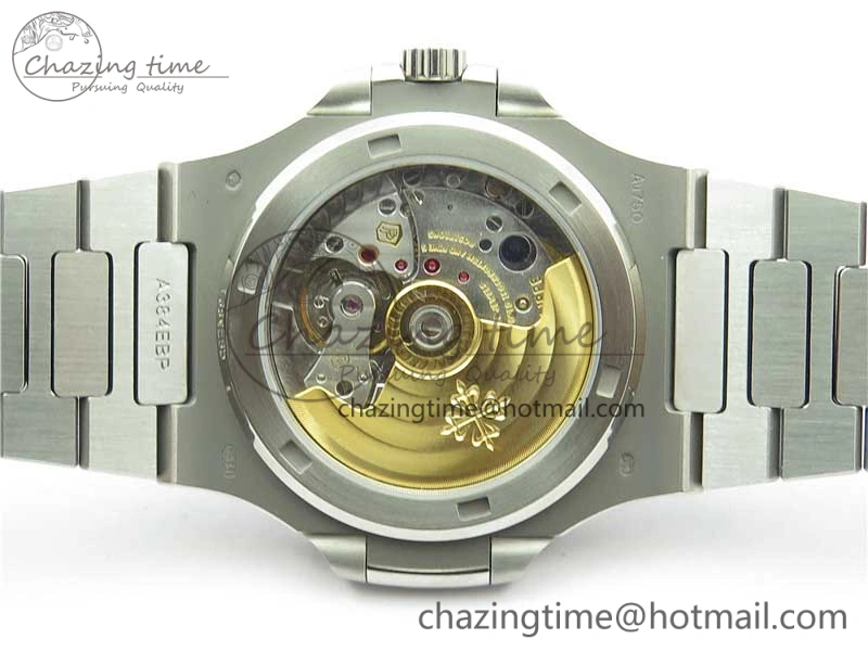 Nautilus 5711 1A PPF 1:1 Best Edition White Dial Diamonds Bezel on SS Bracelet 324CS (Free box) V4