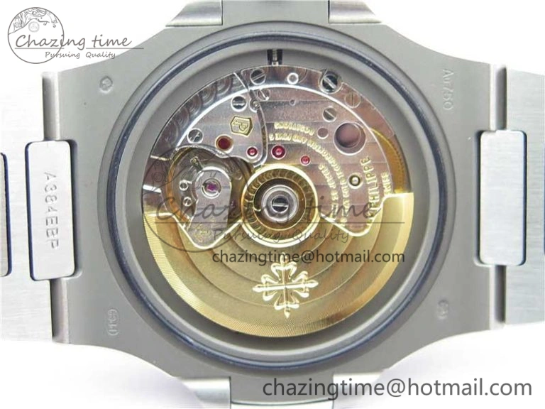 Nautilus 5711 1A PPF 1:1 Best Edition White Dial Diamonds Bezel on SS Bracelet 324CS (Free box) V4
