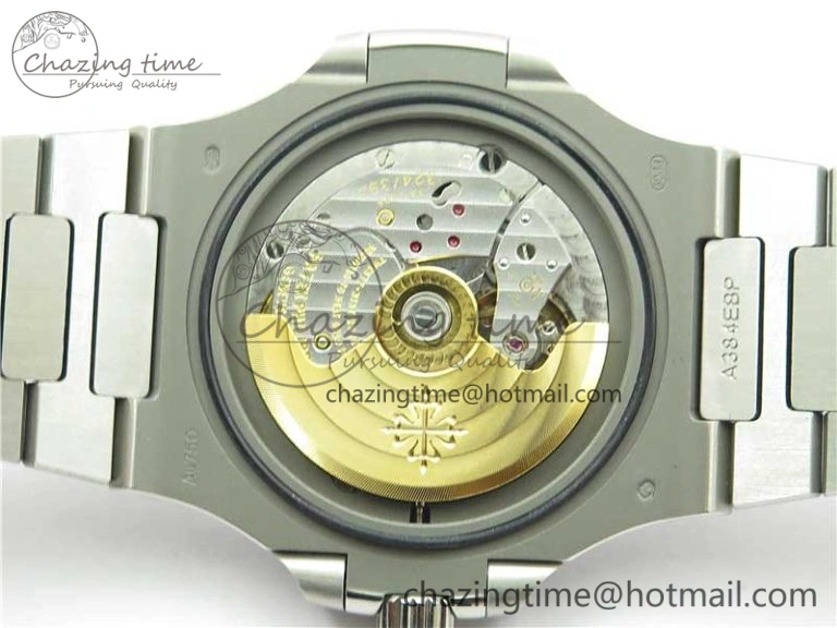 Nautilus 5711 1A PPF 1:1 Best Edition White Dial Diamonds Bezel on SS Bracelet 324CS (Free box) V4