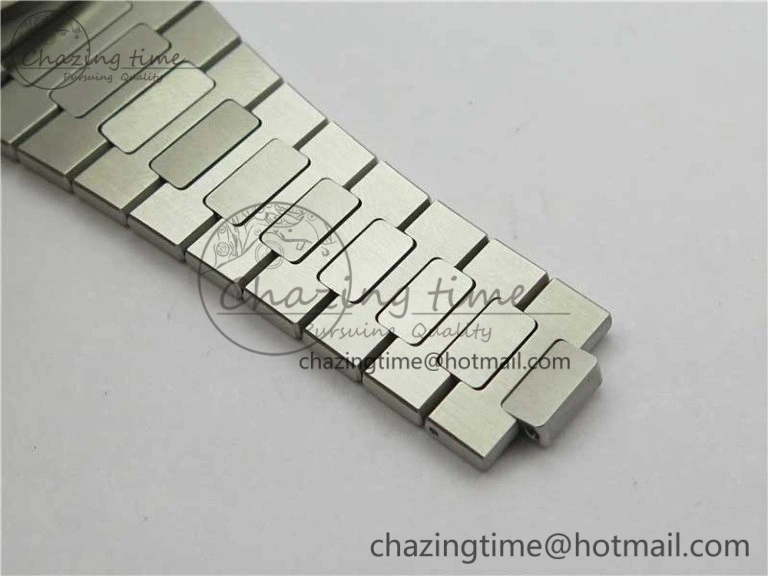 Nautilus 5711 1A PPF 1:1 Best Edition White Dial Diamonds Bezel on SS Bracelet 324CS (Free box) V4
