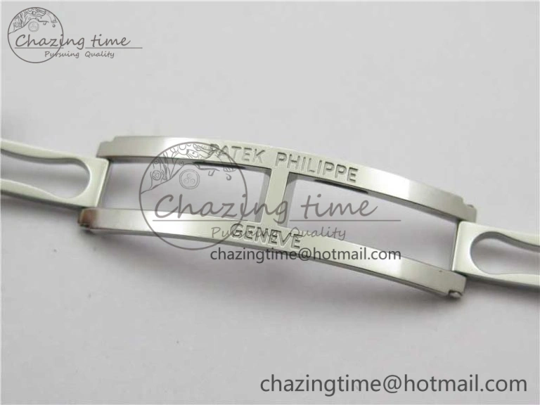Nautilus 5711 1A PPF 1:1 Best Edition White Dial Diamonds Bezel on SS Bracelet 324CS (Free box) V4
