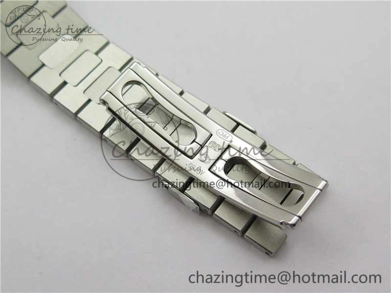 Nautilus 5711 1A PPF 1:1 Best Edition White Dial Diamonds Bezel on SS Bracelet 324CS (Free box) V4