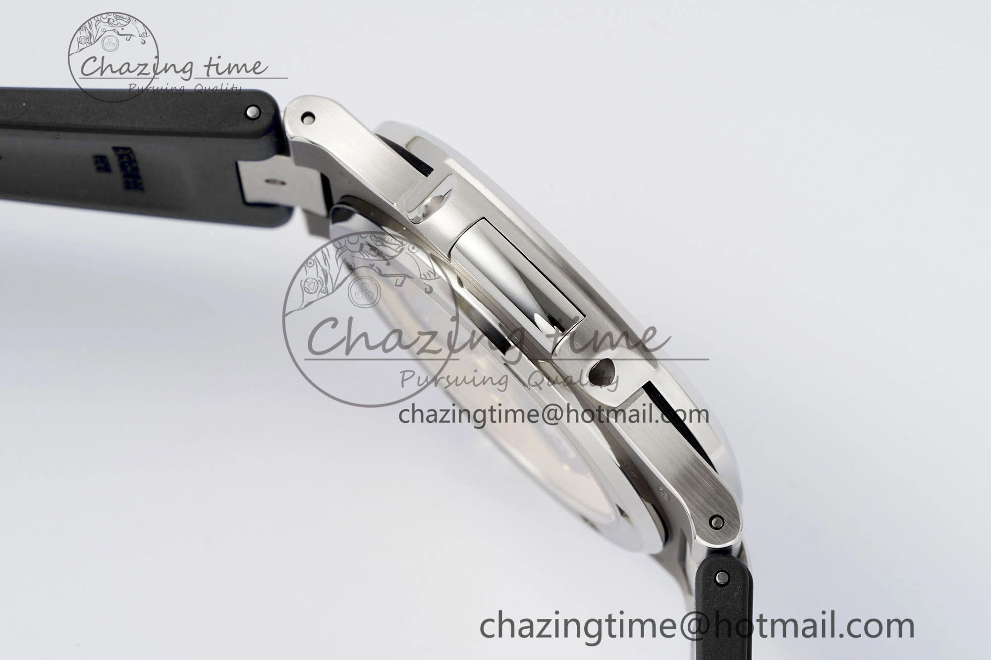 Nautilus 5711 1A PPF 1:1 Best Edition White Textured Dial on Black Rubber Strap 324CS V5