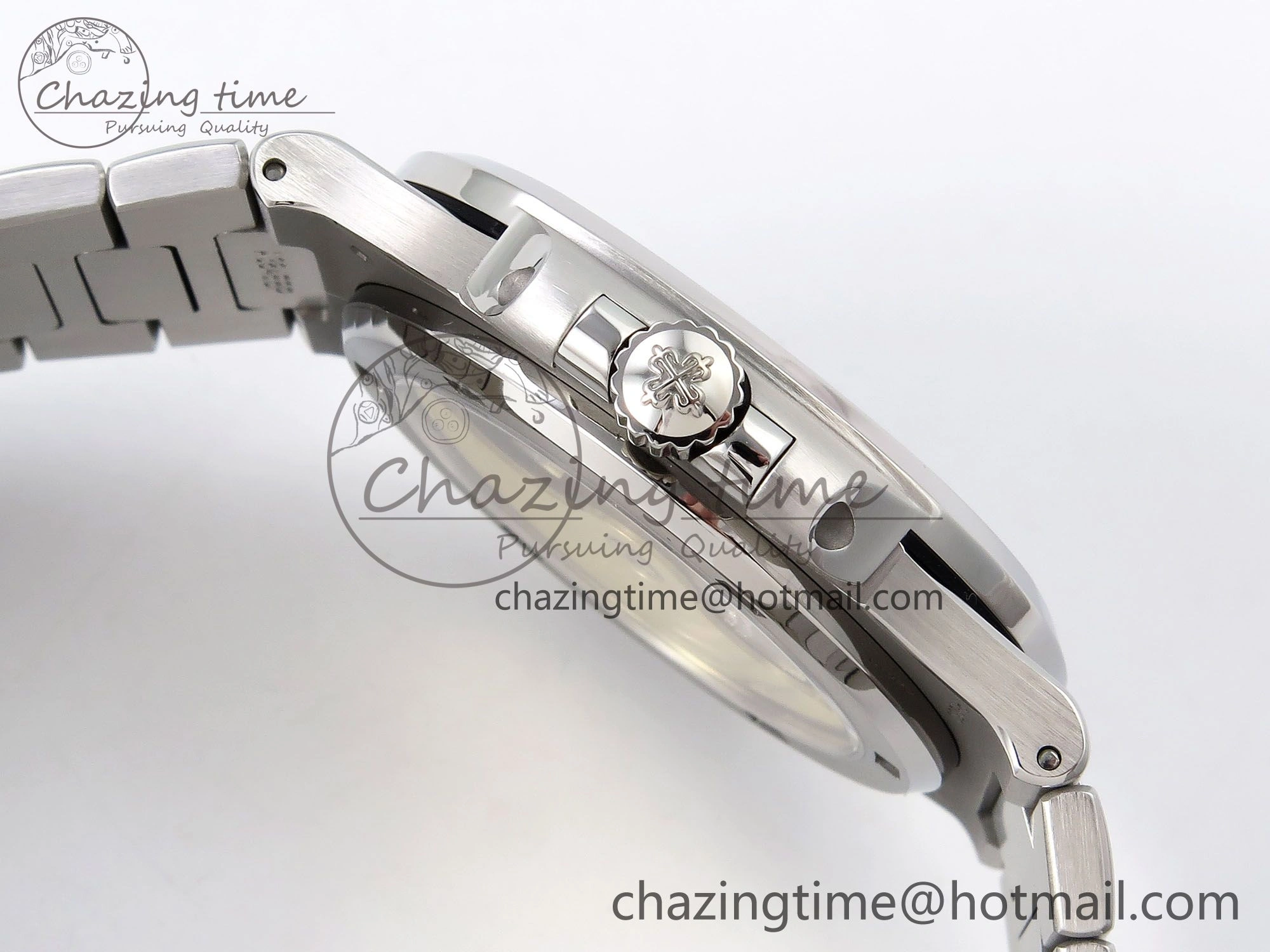 Nautilus 5711 1P 40th Anniversary PPF 1:1 Best Edition Blue Textured Dial on SS Bracelet Super Clone 26-330 V5