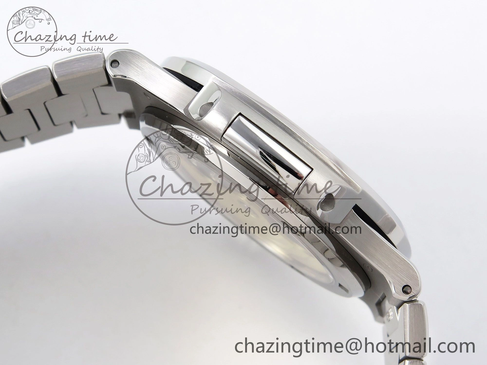 Nautilus 5711 1P 40th Anniversary PPF 1:1 Best Edition Blue Textured Dial on SS Bracelet Super Clone 26-330 V5