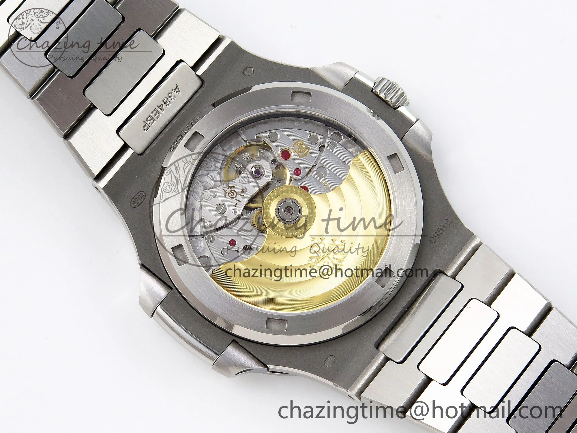 Nautilus 5711 1P 40th Anniversary PPF 1:1 Best Edition Blue Textured Dial on SS Bracelet Super Clone 26-330 V5