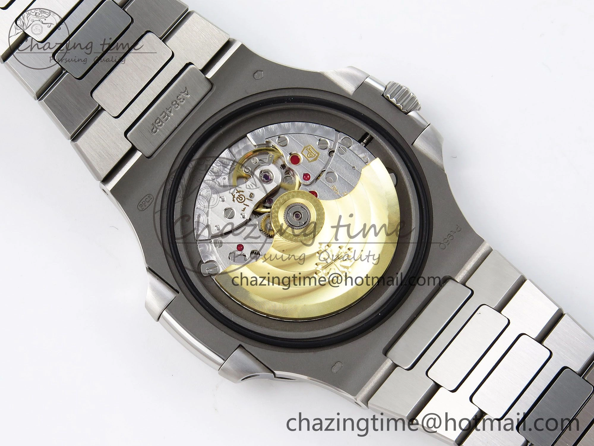 Nautilus 5711 1P 40th Anniversary PPF 1:1 Best Edition Blue Textured Dial on SS Bracelet Super Clone 26-330 V5