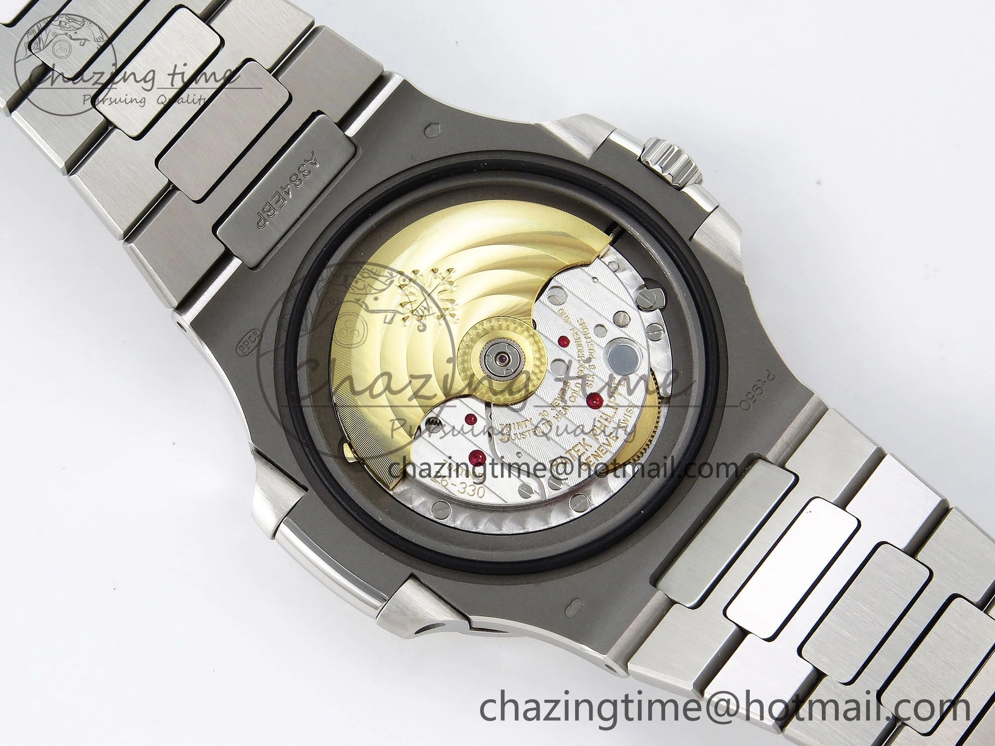 Nautilus 5711 1P 40th Anniversary PPF 1:1 Best Edition Blue Textured Dial on SS Bracelet Super Clone 26-330 V5
