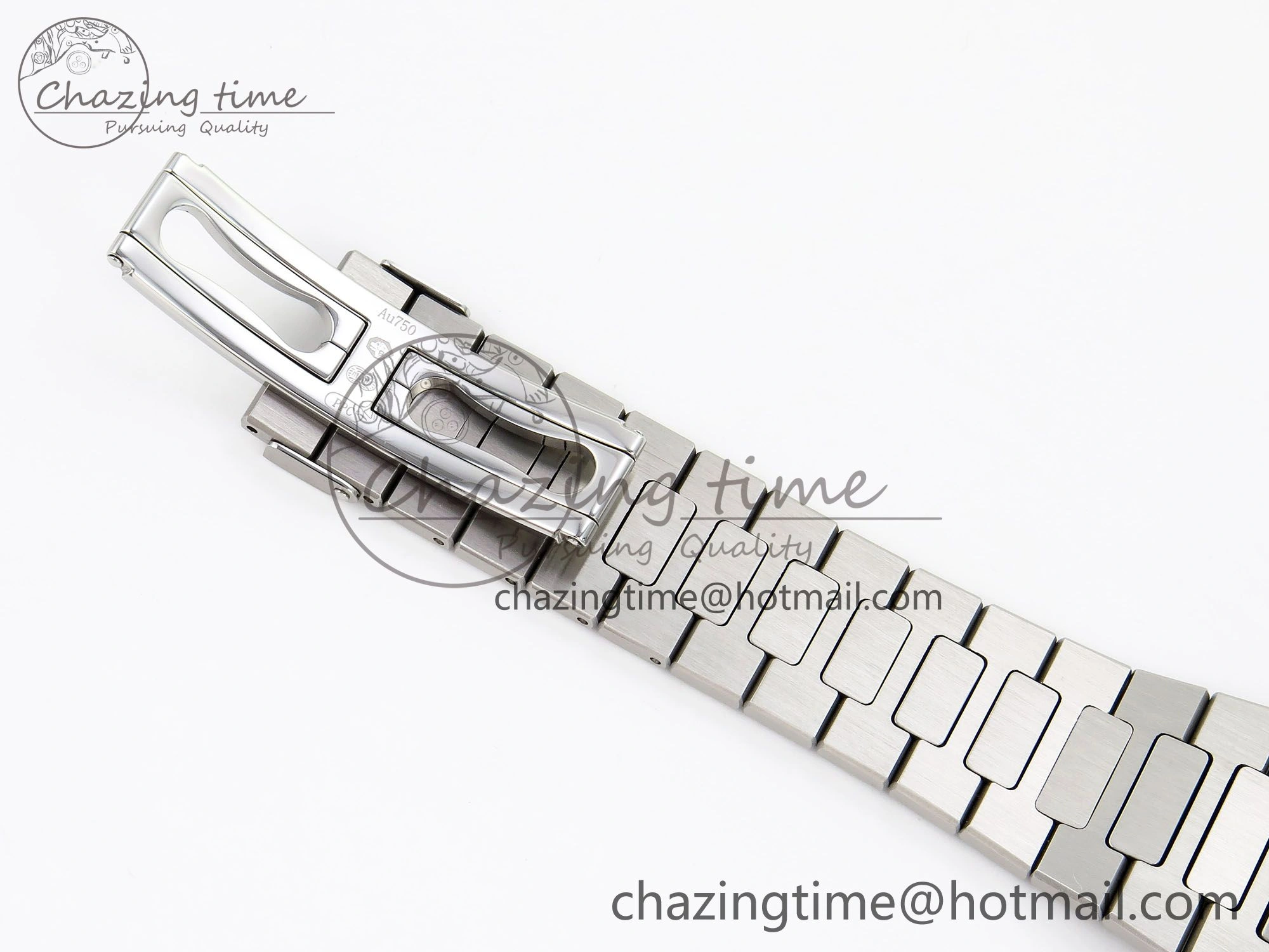 Nautilus 5711 1P 40th Anniversary PPF 1:1 Best Edition Blue Textured Dial on SS Bracelet Super Clone 26-330 V5