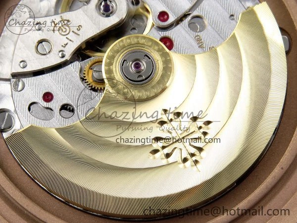 Nautilus 5711 1R-001 RG PPF 1:1 Best Edition Brown Textured Dial on RG Bracelet Super Clone 26-330 V5