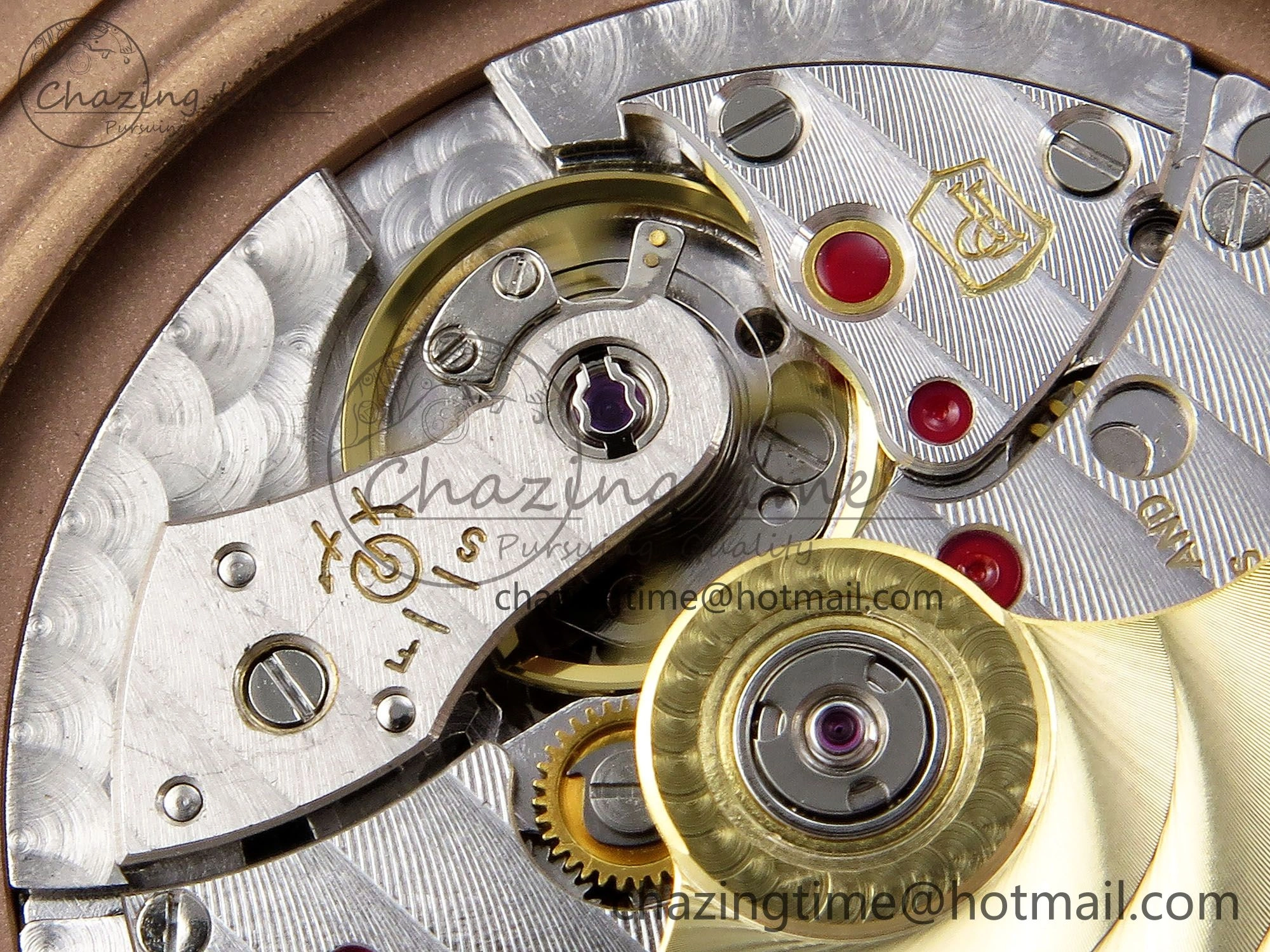 Nautilus 5711 1R-001 RG PPF 1:1 Best Edition Brown Textured Dial on RG Bracelet Super Clone 26-330 V5